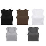 Summer New Generous Tie Sling Vest Commuting Slim Thin Open Umbilled Collar Collar Sexy Blouse Woman