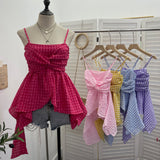 Stupid Irregular Skirt Sling Sling Sling Vest Bohemian Holiday Hottie Sleeveless Top 9223
