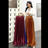 Temperament Snowflake Saustrade Organ Hundred-Fold Skirt Female Hanging A Word Thin Dress