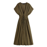 Spring 2025 New Women's Design Sense Of Niche Slim Slim Leisure Dress 2965260