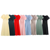 2025 Spring And Summer New Women's Fashion Temperament Casual Silk-Sense Silk-Sense Dress 2330399