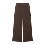 Autumn 2025 New Women's Fashion Temperament Zou Cloth Shirt Wide Leg Pants 8931572