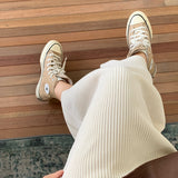 Plus Velvet Lint A Word Half-Body Skirt Women Autumn And Winter Fat MM Tight High Waist Straight Skirt Slim Skirt Solid Color Tide