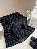 Japanese And Korean Vintage Mesh Mesh Fishtail Half-Dress Girl Spring And Summer Small Wave Dot Ocean Temperament Ass A Word Long Skirt