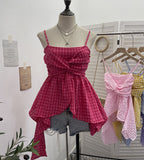 Stupid Irregular Skirt Sling Sling Sling Vest Bohemian Holiday Hottie Sleeveless Top 9223
