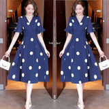 Summer Chiffon Dress Women 2026 Summer New Fashion Summer Temperament Tying Skirt Women's Fashion Trend