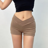 Southeast Asia Low-Waisted Ass Shorts Fit-Up Slacks Fitness Yoga Pants Woman