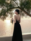 Red Bare Back Slings Breast Cushion Dress Female Sanya Temperament Wears Sexy Seaside Resort Beach Skirt High Sense