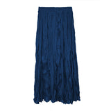 Long-Long Crumbilled Skirt Women's Dance Dress Korean High Temperature Folding Folded Skirt Flowing Folding Skirt