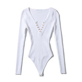 Thai Style Trend Long-Sleeved V-Neck Buckle-Coat Shirt Bottoming Women's Solid-Colored Clothes Based On