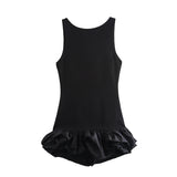 New Women's Fashion White Sleeveless Short Skirt Dress In Autumn 2025 8453777