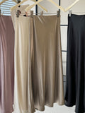 2025 Acetic Acid Vertic Acid Vertinated Fish Tail Half-Dress Femininity Simple Hanging Thin Bag-Butbated A Word Long Skirt