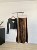 French Temperament Retro Tie-Dye Dress Girl Spring 2025 New High-End Feel-Back Bau-Style A-Word Dress