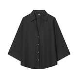 Spring 2025 New Long Fashion Loose Casual Design Small Shirt Top 2340939