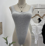 Real Shot With Chest Cushion Cross-Tling With Open Back Sling Sling Vest Small Outside Wearing Sexy Tight One-In-Law 6025