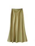 High Waist Thin Long-Skinny Vinegar Slid Half Body Skirt 2025 New Bag Hip Fish Tail
