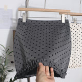 Long-Term Plus Single Real Shot Korean Lace Skirt Wave Half-Body Skirt High Waist Anti-Walking Light A Word Ass Hip Skirt 6880