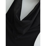 Pure Hottie Sexy Hanging Neck Collar Big Bare Back Slings Women Summer New Folds Inside And Outside Wear Vest Tide