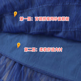 Net Yarn Splicing Cake Skirt 2025 Spring, Summer And Autumn And Winter New Medium And Long Skirt A-Word Long Skirt Pong Yarn Skirt