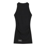 Pure-Style Hottie Dress Girl Summer Black Bare Back Sexy Dress 2025 New Tight Ass Skirt