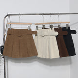S-2XL Wicked Skirt Autumn And Winter New High-Waisted 100-Fold Skirt Anti-Light A Word Umbrella Skirt 1180