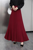 The Long Dress Dress Of The Bowed Dress Woman 2025 Early Spring New High-Waisted Pendant Big Swing Dress Spring And Autumn Color Skirt