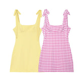 Spring 2025 New Women's Decoration Body Thin Leisure Sling Design Sensense French Dress 2180305