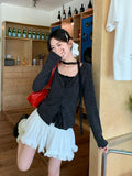 Pure Style Temperament Fashion Suit Autumn 2026 New Cardigan Sling Vest Two Sets Of Tide