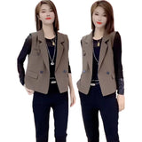 Design-Sense Suit Woman 2025 Spring Korean Version Of The New Small Oceanic Vests