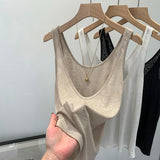 2026 Early Spring Temperament Korean Pure Windless Sleeveless Slings Women Commuting Summer New Sweet Spice Girl Dopamine