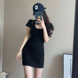 Spice Girl Dress Women's Summer Dresses With Temperament Packed Evening Dresses 2025 New Thai Short Sleeve Pure Desired Skirts