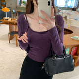 High-End Niche With Chest Cushion Sleeveless Vest Women's Outer Tower Long-Sleeved Open Shirt Two Sets Of 2025 New Dress-Up Short Top