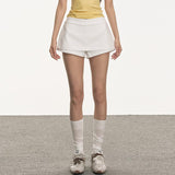 2025 Korean Version Of The New Short Skirt Women's Summer Set Thin Foundation Simple Casual Hottie A-Word Hip Half-Body Skirt