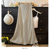 French High-Grade Glossy-Sense Fish-Tailed Half-Dressed Women's Spring 2025 New High-Waisted Hairy-Skinny-Blanesed Bag-Butg Skirt