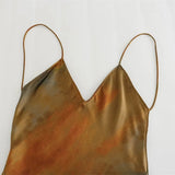 2025 New Women's Fashion Retro Silk-Sense Textured Printed Dress