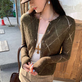 Maillard Wears A New Wool-Blend Short Sweater Jacket For Women's Autumn And Winter 2025