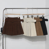 S-2XL Wicked Skirt Autumn And Winter New High-Waisted 100-Fold Skirt Anti-Light A Word Umbrella Skirt 1180