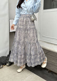 Trickflower Embroidery Half Dress Woman Summer 2026 New High-Rise Thin-Skinny Feeling A-Word Large Swing Umbrella Skirt Skirt