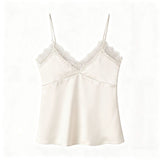 Sexy Lace Splicing Sexy Sling Vest Woman Autumn Hottie Style Slimming Inside A Short Top