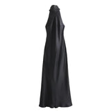 2025 Autumn New Women's Dress Women's High-End Bare Back Hanging Neck French Elegant 8739331
