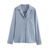 2026 Summer New Women's Fashion Casual Pocket Trim Shirt Pants 5344010