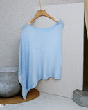 Famous Wind Fashion Lazy Shoulder Shoulder Ice Silk Summer Sexy Thin Coat Loose Cloak Sunscreen Shirt Woman
