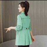 High-End Coat Women's Small 2025 Spring And Autumn Coat Women's New Fashion Thin Wind Coat
