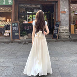 Purple Yarn Yarn Skirt Half Dress Girl Summer High Waist Big Folding A Word Dress Pendant Long Skirt