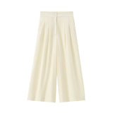 2025 Spring And Summer New Women's Fashion Temperament Casual Sleeveless Double Vest Folding Pants 8056586