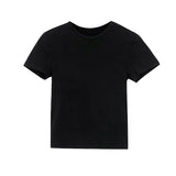 Direct Gray Short-Sleeved Women Spring And Summer 2026 Early Spring Simple Positive Shoulder Repair Fashion Sympathize With Small Man's Top