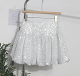 Ballet Style Glide Half-Dress Lumbar Buds Small Black Dress Anti-Light A Word Umbrella Skirt 8295