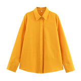 Spring 2025 New Set Women's Long-Sleeved Shirt Top Broad Leg Trousers Loose Design Sense 4786090