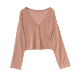 Outside With A Cardigan Girl Summer Beach Thin Sunscreen Small Fragrant Syringe Knitted Air-Conditioning Shirt Early Autumn